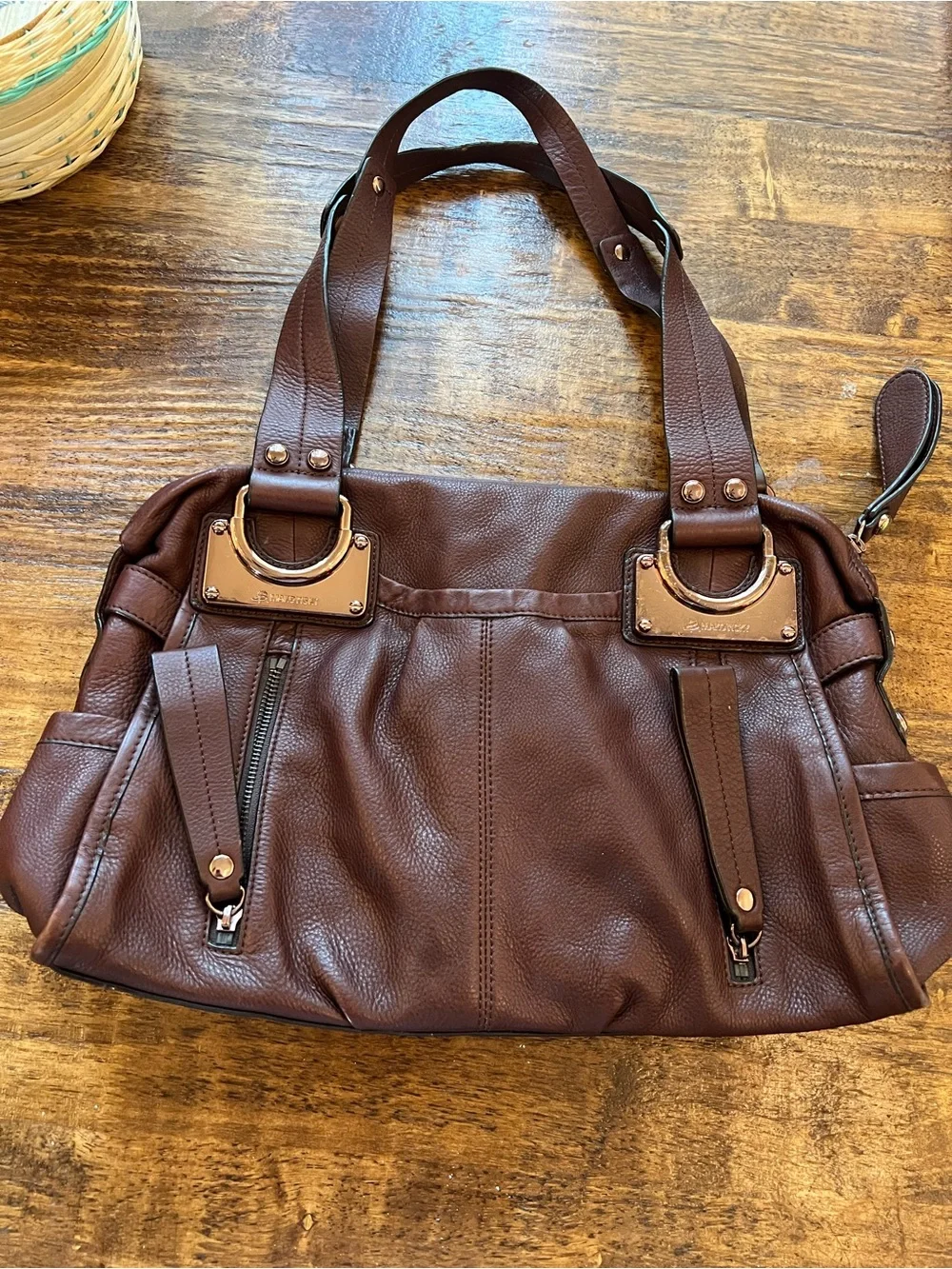Women's Brown Leather Shoulder Bag